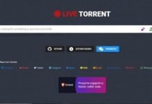 live-torrent:一个功能强大的BT Web客户端工具,支持BT搜索和云播-贝壳主机网
