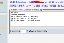 wordpress 如何从后台数据库修改theme(图文教程)-贝壳主机网